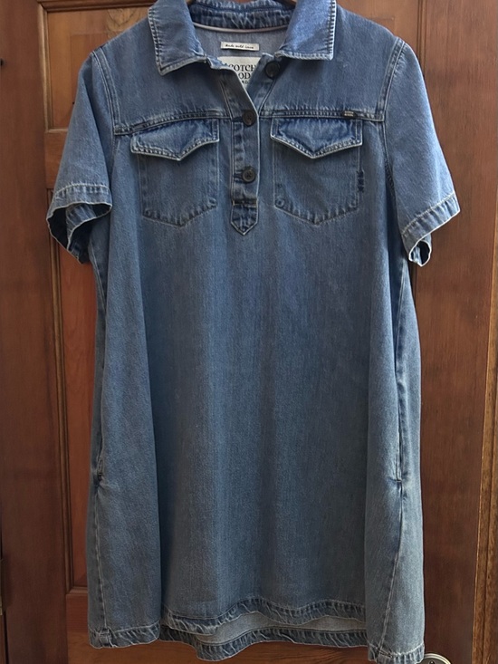 Scotch & Soda Dresses & Skirts - Scotch & Soda Blue Denim Dress L